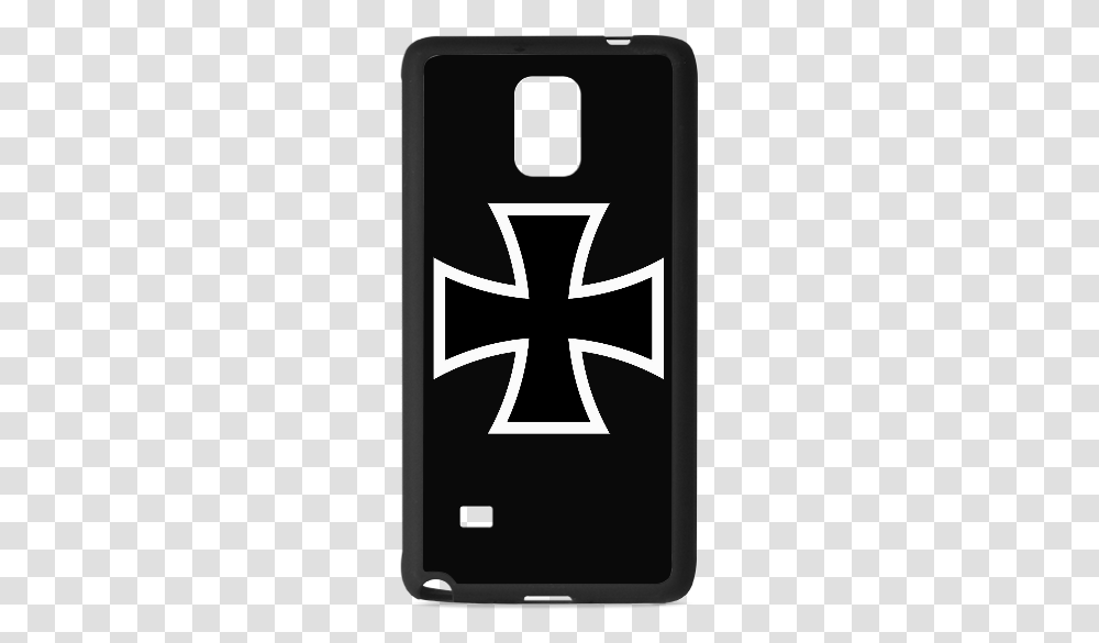 Iron Cross With White Design Custom Rubber Case For Download Foto Custom Case, Phone, Electronics, Mobile Phone, Cell Phone Transparent Png