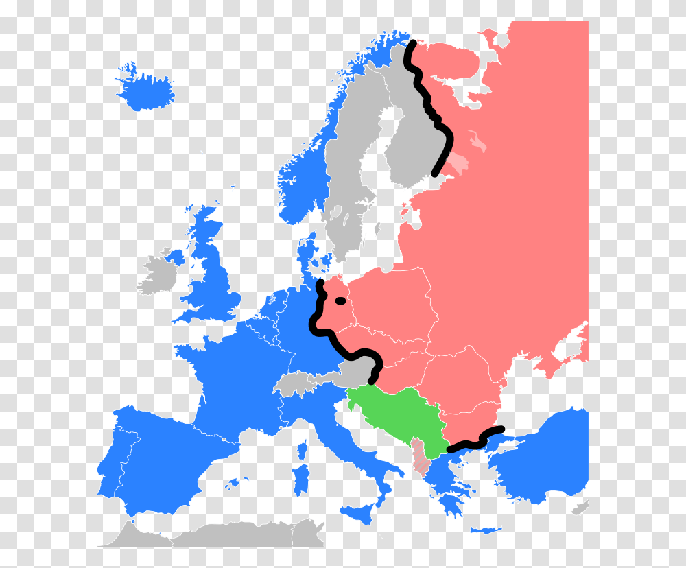 Iron Curtain Map, Diagram, Plot, Atlas, Poster Transparent Png