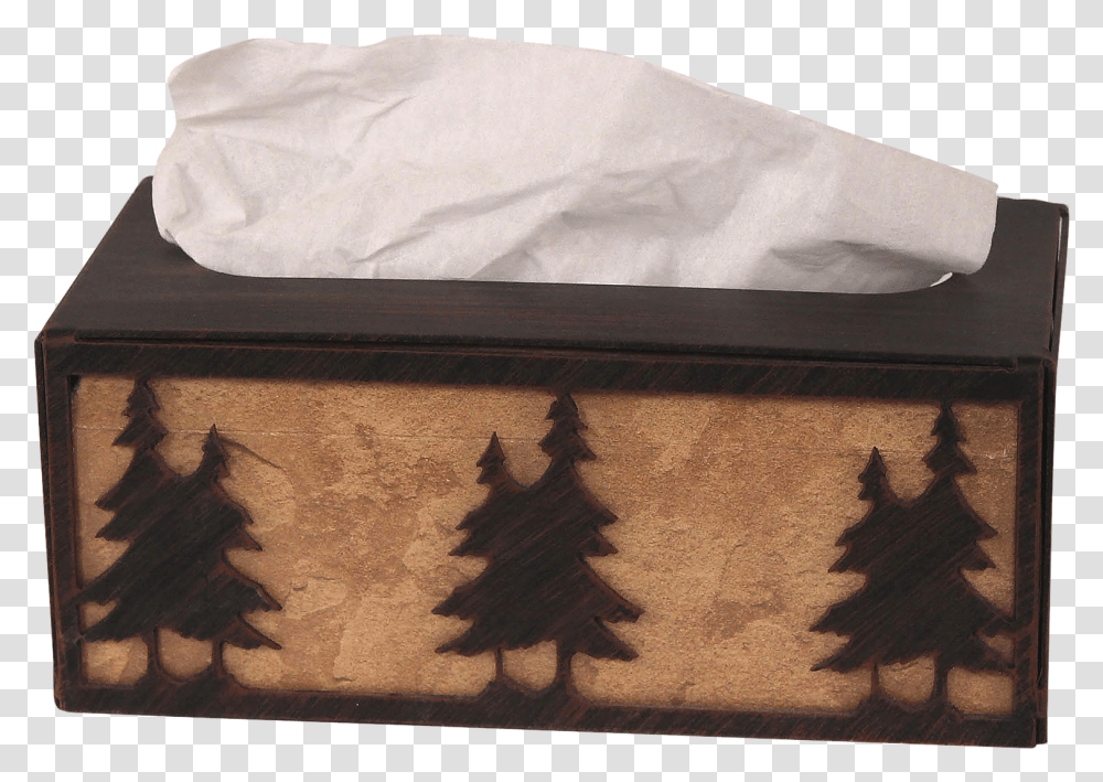Iron Double Pine Tree Rectangle Tissue Box Cover Christmas Tree, Furniture, Table, Painting, Rug Transparent Png