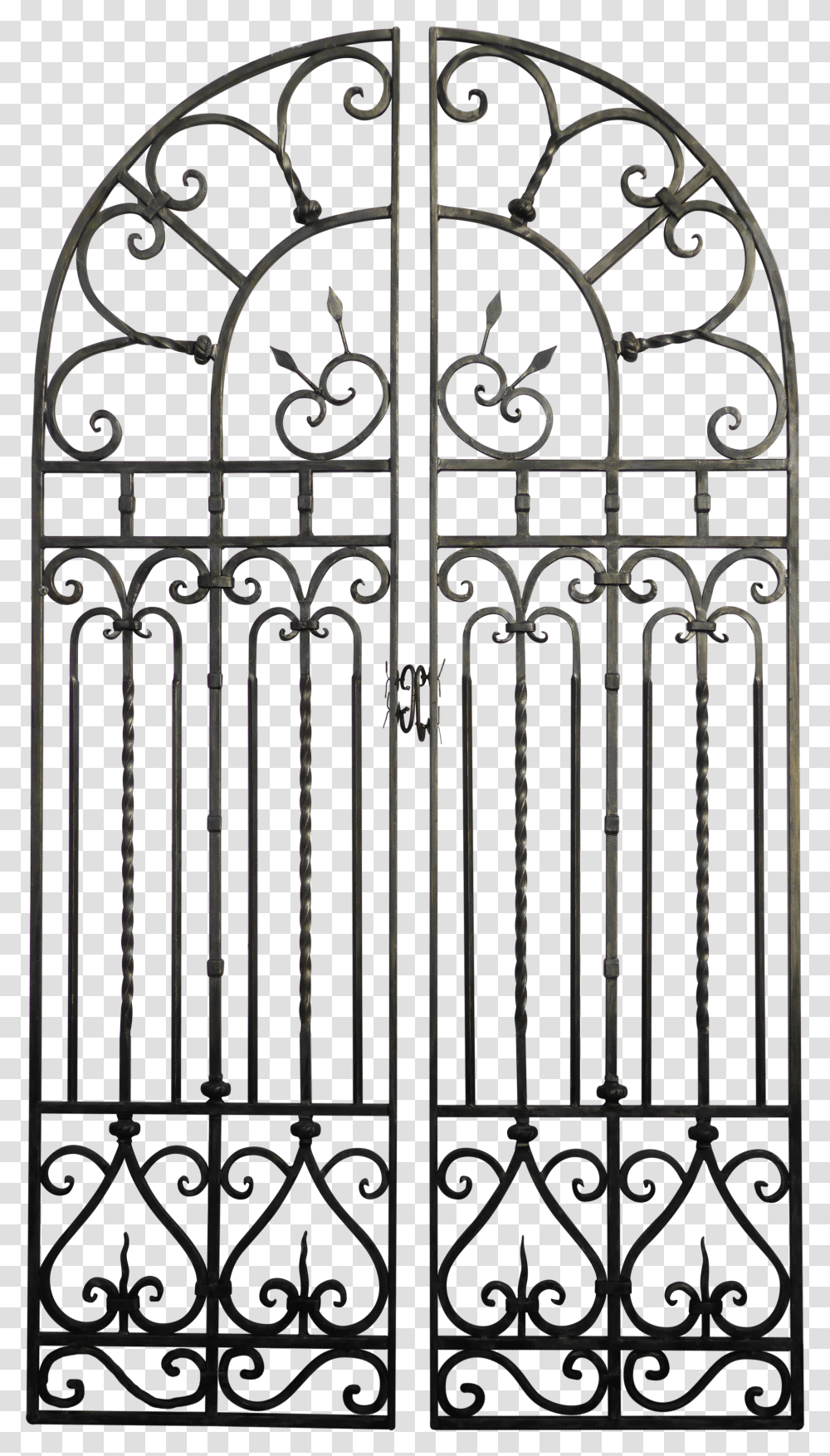 Iron Fence Wrought Iron Gate Transparent Png