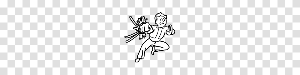 Iron Fistfallout, Hand, Stencil, Cupid Transparent Png