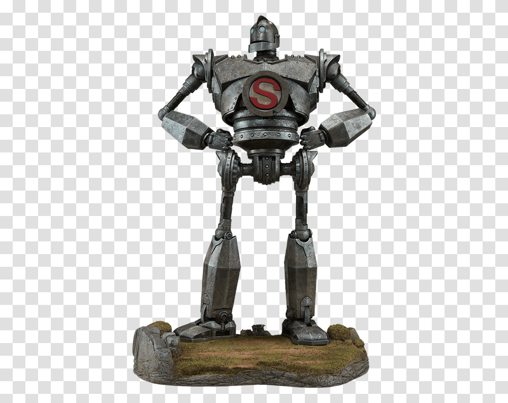 Iron Giant Statue, Toy, Robot Transparent Png