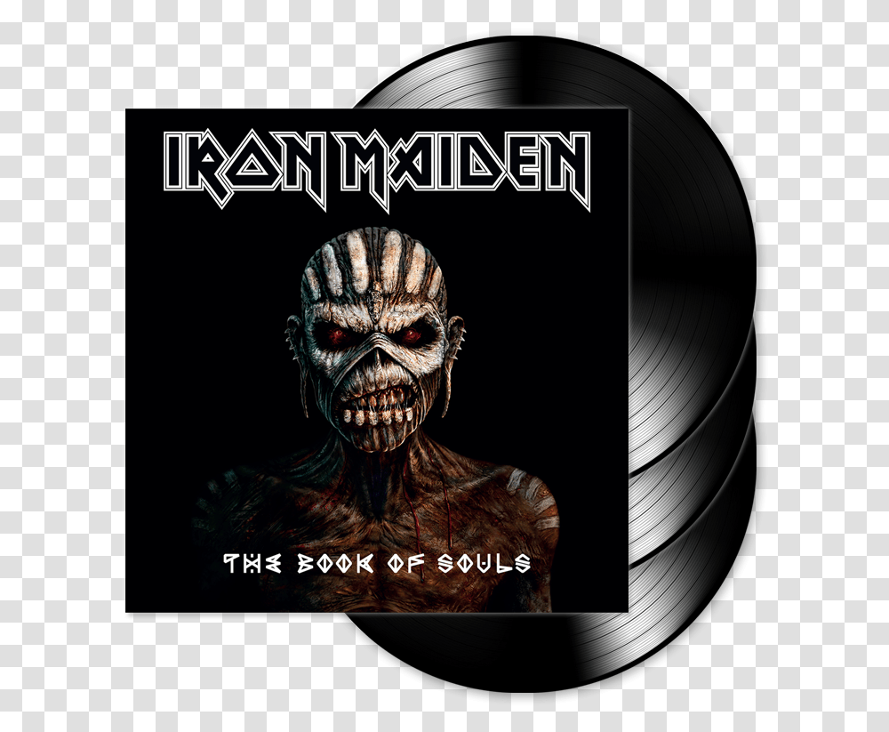 Iron Maiden Book Of Souls, Person, Poster, Advertisement, Disk Transparent Png