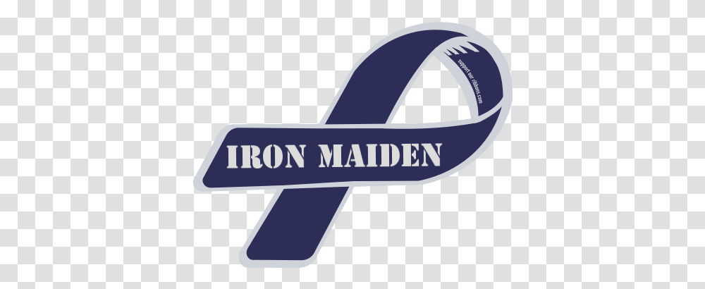 Iron Maiden Custom Ribbon Us Army, Logo, Symbol, Text, Tape Transparent Png