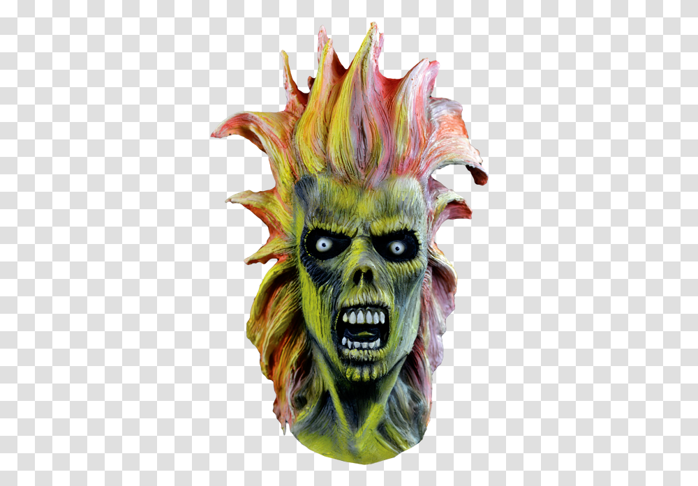 Iron Maiden Eddie Halloween Mask Iron Maiden Eddie Mask The Number, Head, Chicken, Bird, Animal Transparent Png