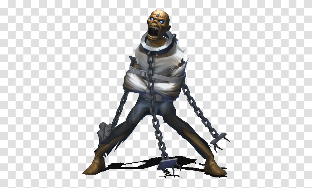 Iron Maiden Eddie Poster Gif, Person, Human, Astronaut Transparent Png