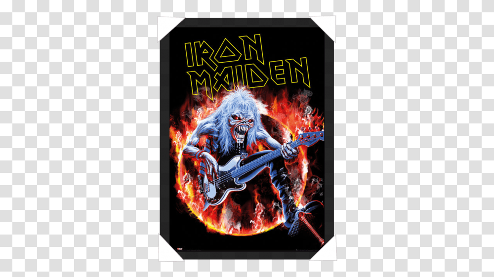 Iron Maiden Iron Maiden Wallpaper Hd Iphone, Leisure Activities, Guitar, Musical Instrument, Person Transparent Png