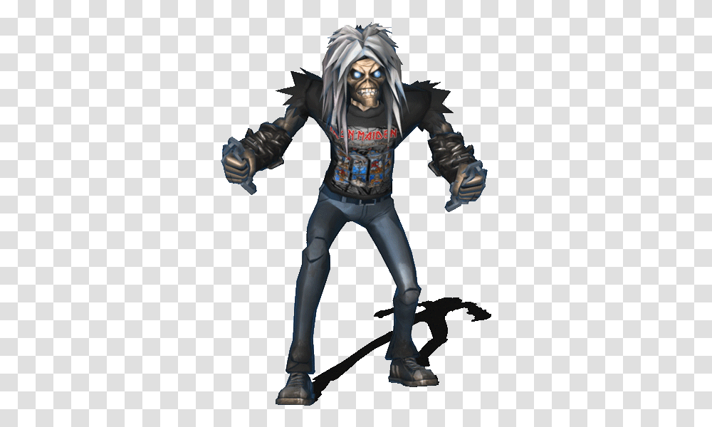 Iron Maiden Legacy Of The Beast Gif, Person, Human, Alien, Ninja Transparent Png