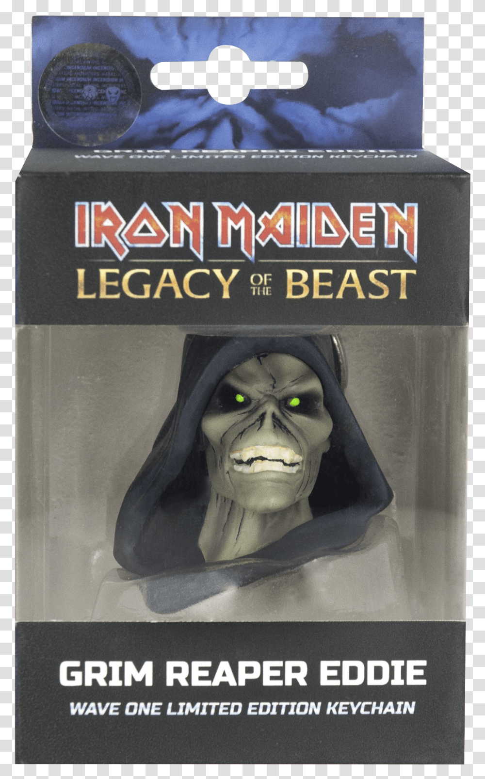 Iron Maiden Legacy Of The Beast Grim Reaper Head Key, Wildlife, Mammal, Animal, Poster Transparent Png