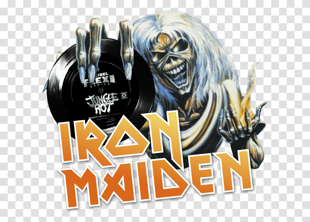 Iron Maiden Logo, Poster, Advertisement, Flyer, Paper Transparent Png