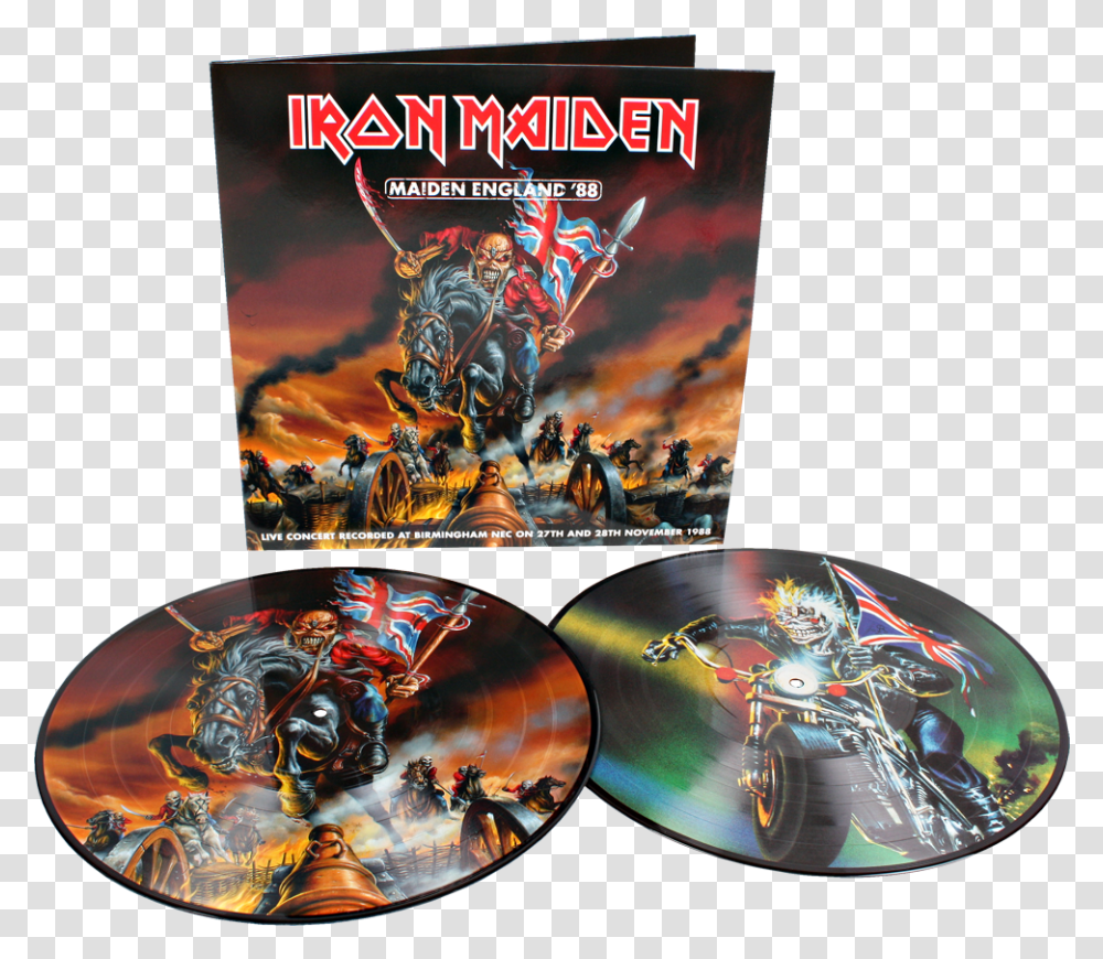 Iron Maiden Picture Vinyl, Disk, Dvd, Poster, Advertisement Transparent Png