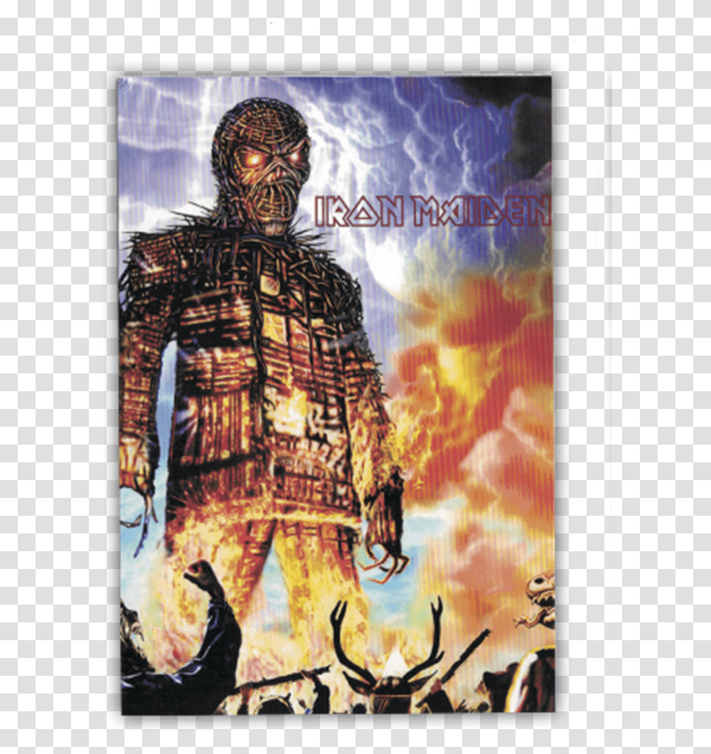 Iron Maiden The Wicker Man Single, Person, Human, Poster, Advertisement Transparent Png