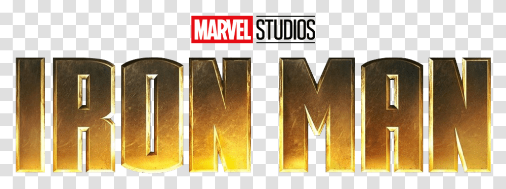 Iron Man, Alphabet, Gold Transparent Png