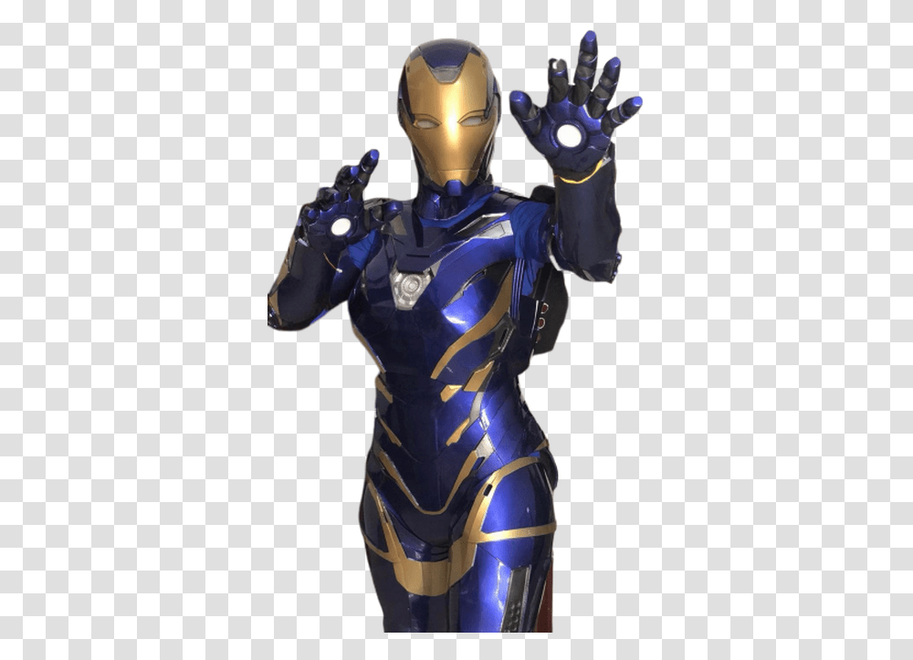 Iron Man And Iron Woman, Costume, Person, Human, Armor Transparent Png
