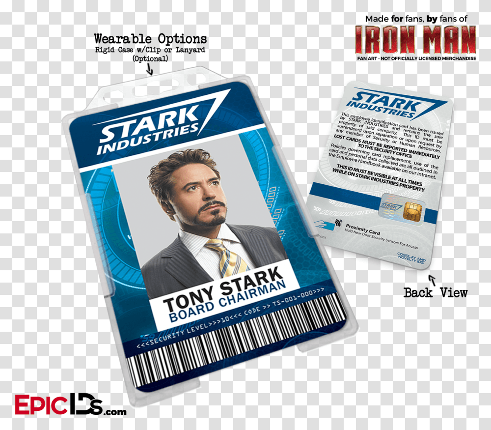 Iron Man Avengers Inspired Stark Industries Cosplay Stark Industries Pepper Potts Id Card, Person, Human, Poster Transparent Png