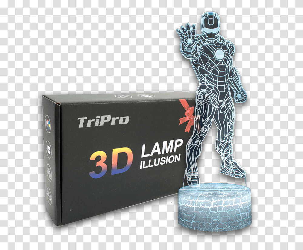 Iron Man Box 800 Figurine, Person, Trophy, Tabletop, Furniture Transparent Png