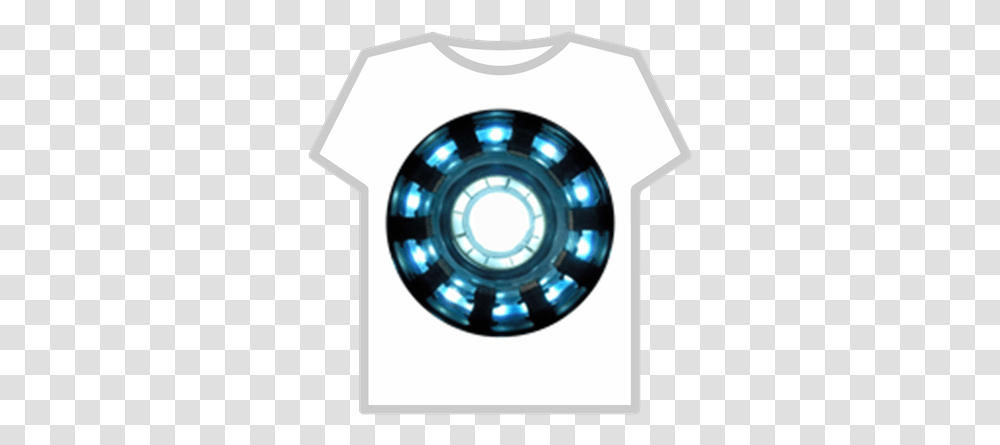 Iron Man Chest Roblox Iron Man Arc Reactor, Clothing, Apparel, Shirt, Disk Transparent Png