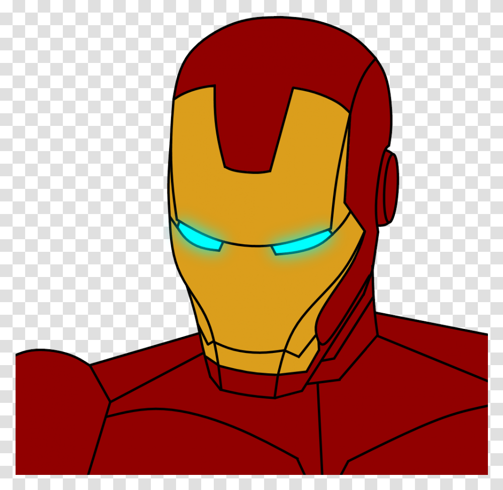 Iron Man Clipart Profile 1000x1000 Iron Man, Hood, Coat, Costume Transparent Png