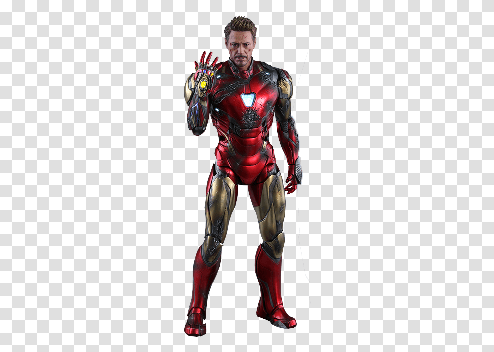 Iron Man Endgame Figure, Person, Human, Costume, Armor Transparent Png