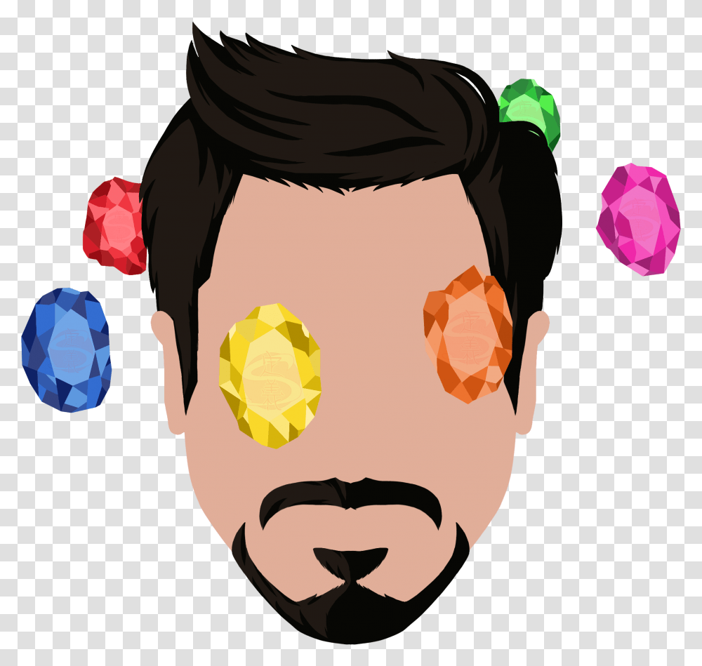 Iron Man Face Love You 3000, Person, Human, Hair, Head Transparent Png