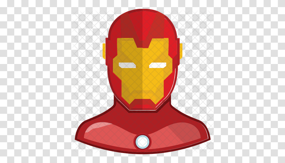 Iron Man Icon Illustration, Clothing, Label, Head, Footwear Transparent Png
