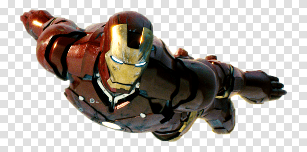 Iron Man In Flight, Apparel, Helmet, Crash Helmet Transparent Png