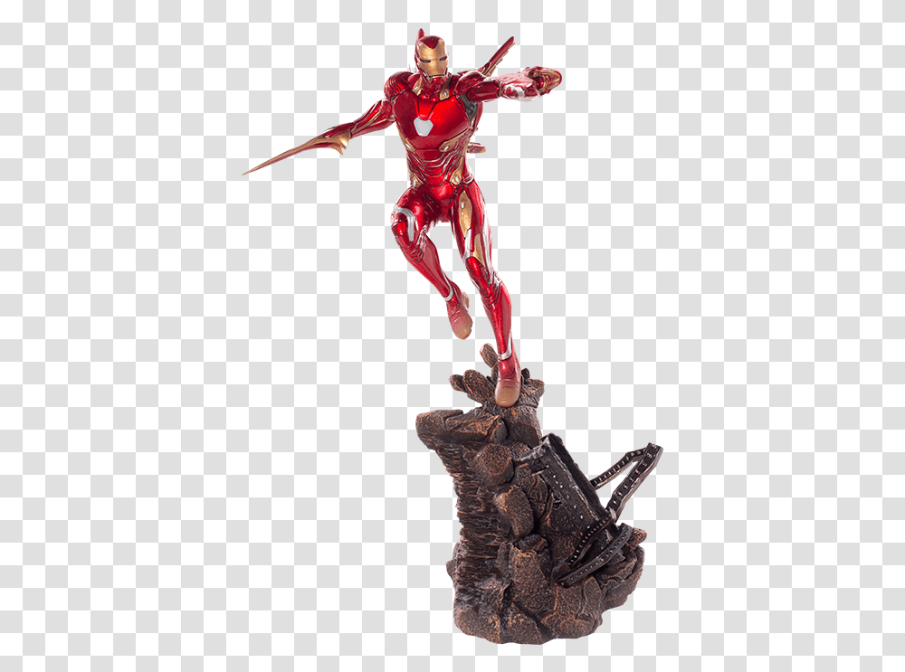 Iron Man Iron Studios Statue, Person, Human, Circus, Leisure Activities Transparent Png