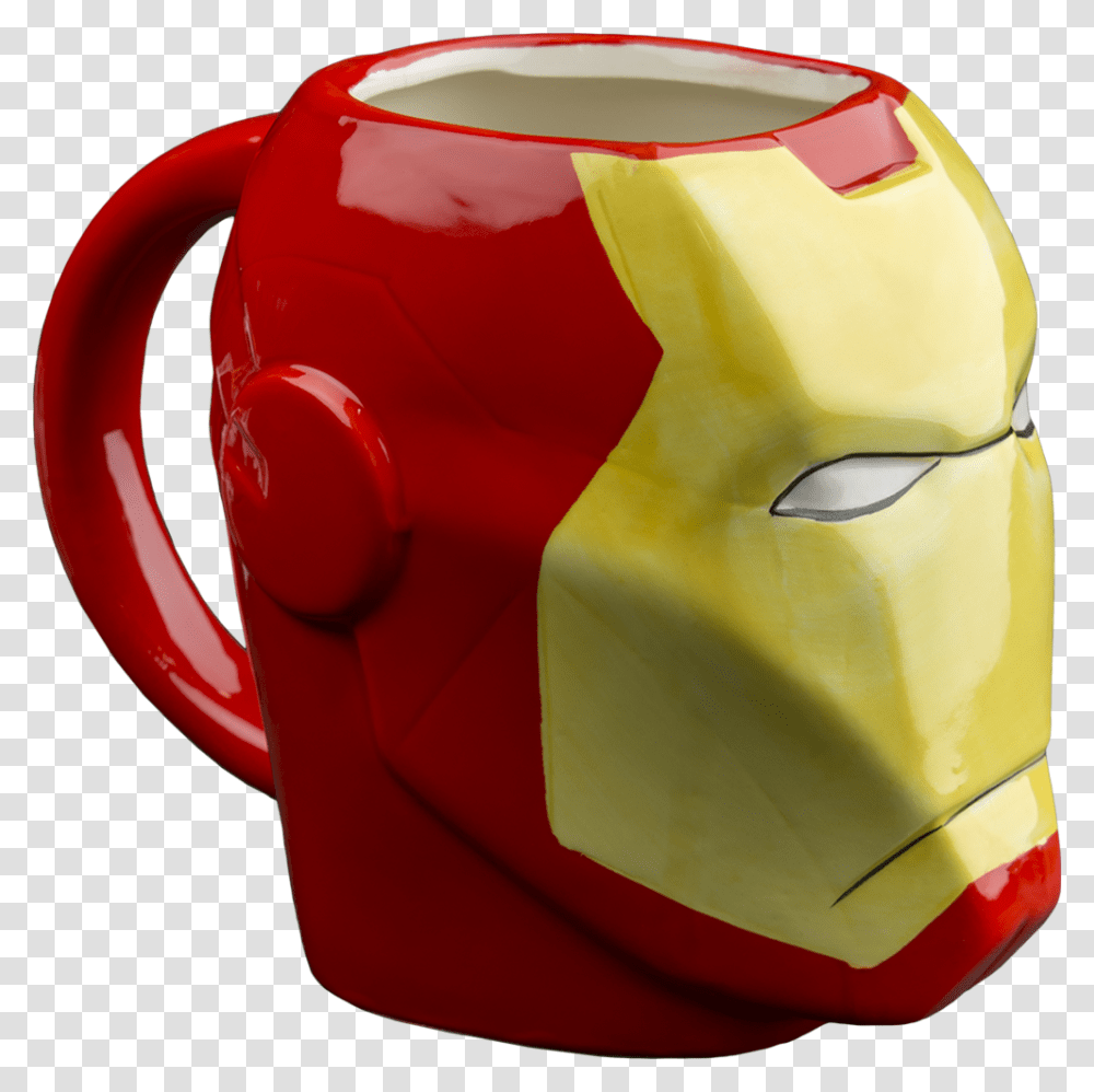 Iron Man Mug, Helmet, Apparel, Pottery Transparent Png