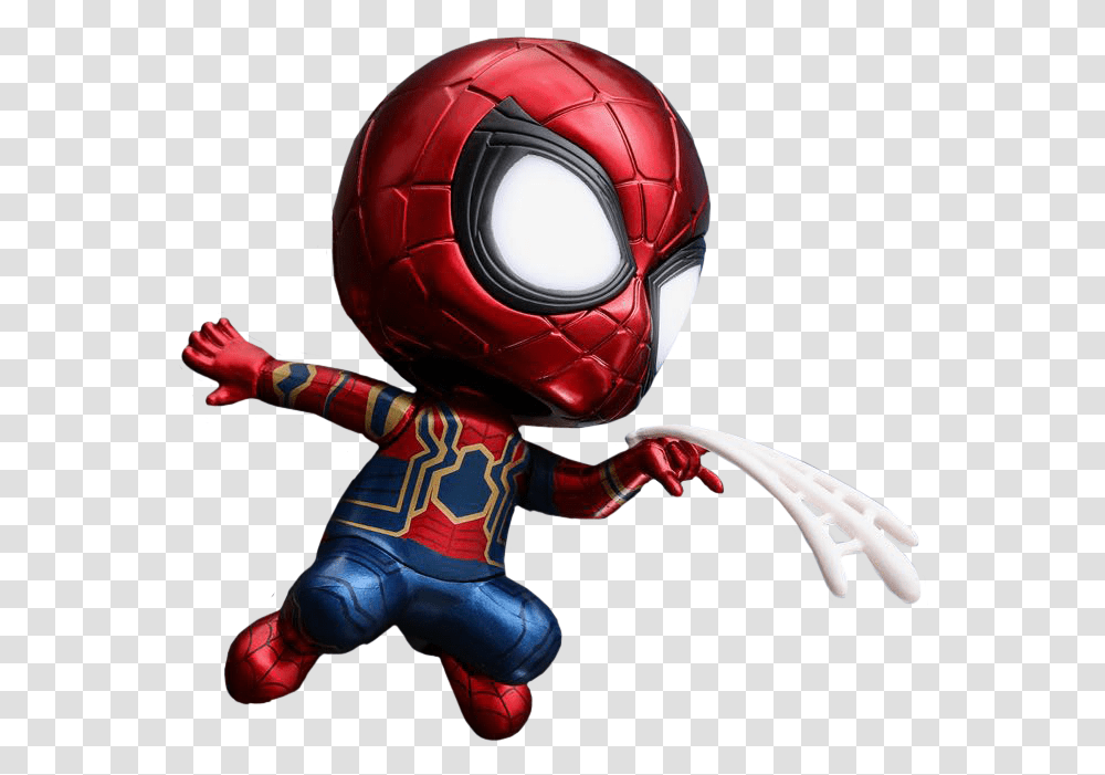 Iron Man Spiderman Web Shooter Doll, Helmet, Apparel, Soccer Ball Transparent Png