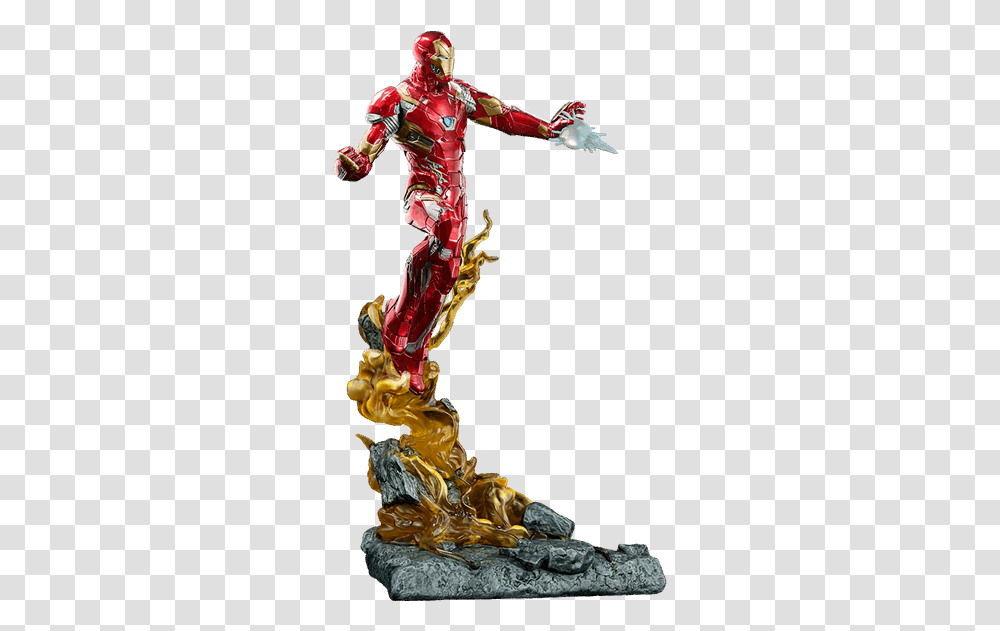 Iron Man Statue Civil War, Person, Human, Glass Transparent Png