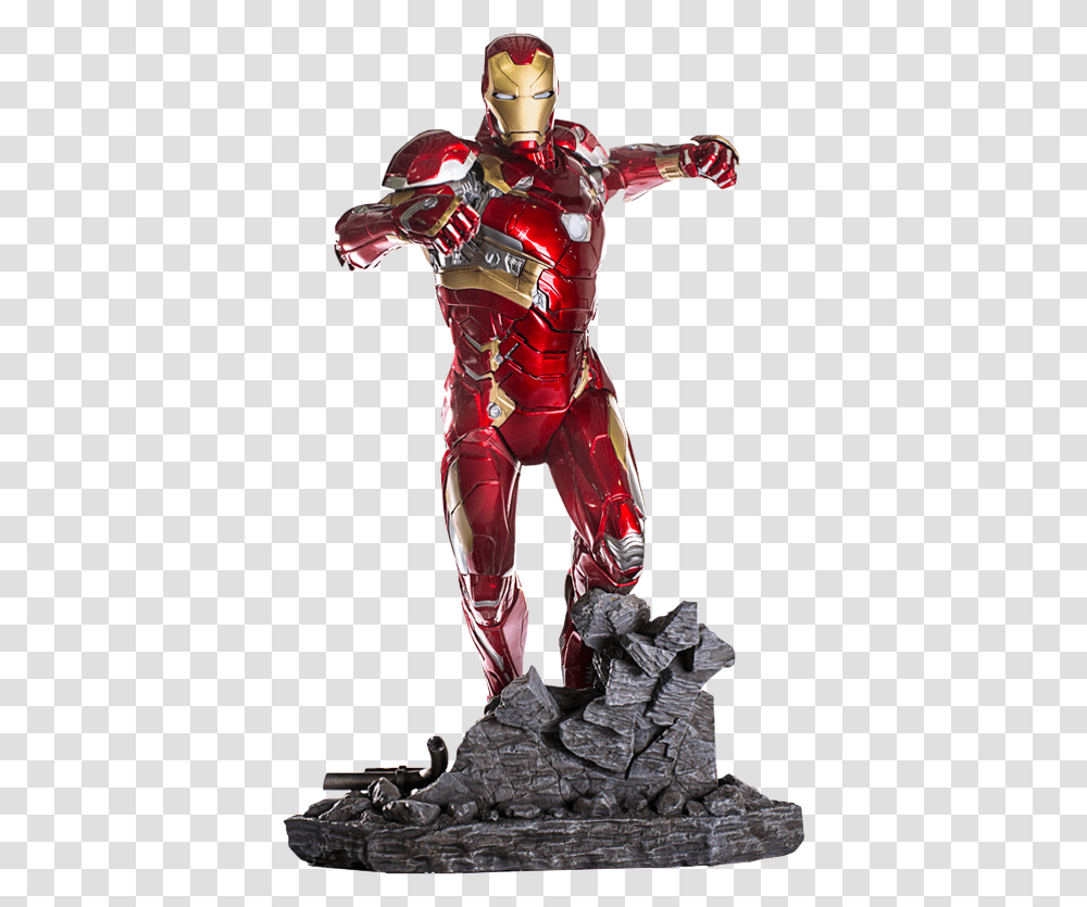 Iron Man Statue, Robot, Person, Human, Toy Transparent Png