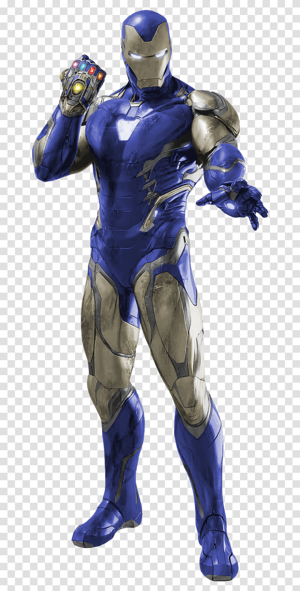 Iron Man With Infinity Gauntlet Promo, Costume, Person, Helmet Transparent Png