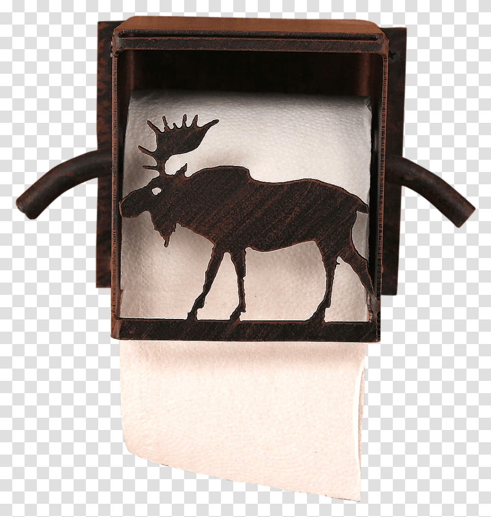 Iron Moose Toilet Paper Box Elk, Antelope, Wildlife, Mammal, Animal Transparent Png