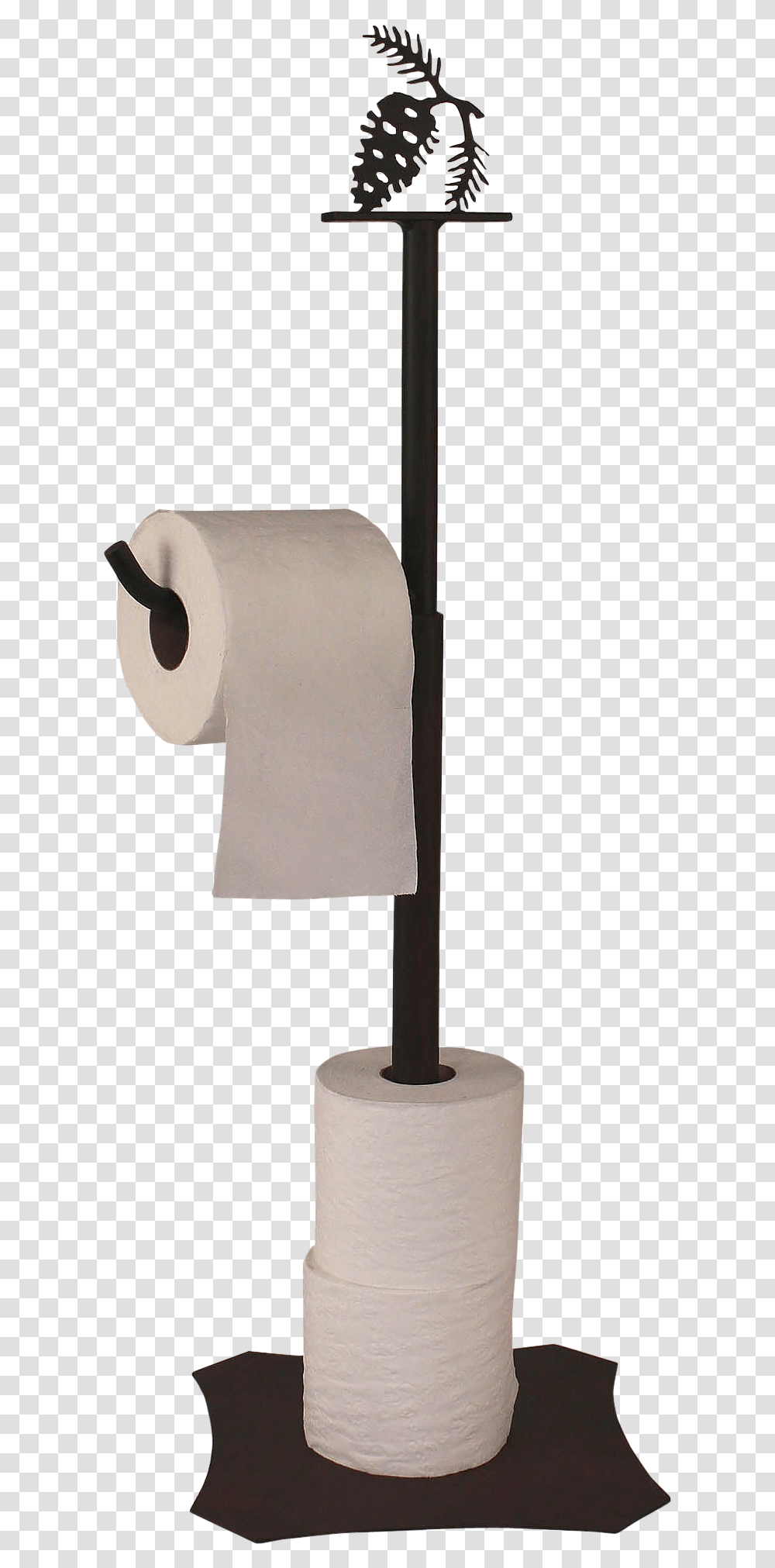 Iron Pine Cone Toilet Paper Stand Tissue Paper, Towel, Lamp, Paper Towel, Cross Transparent Png
