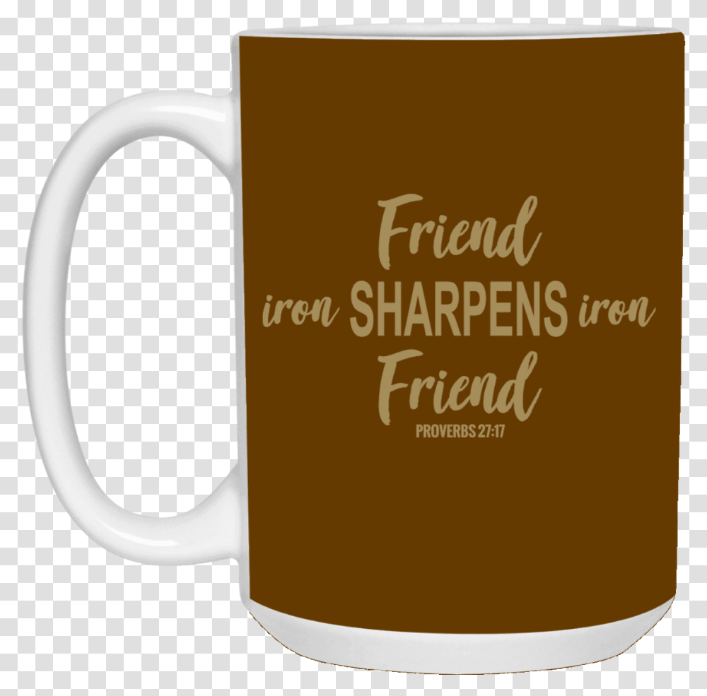 Iron Sharpens Iron Christian Cup 15 Oz Saren, Coffee Cup, Soil, Espresso Transparent Png