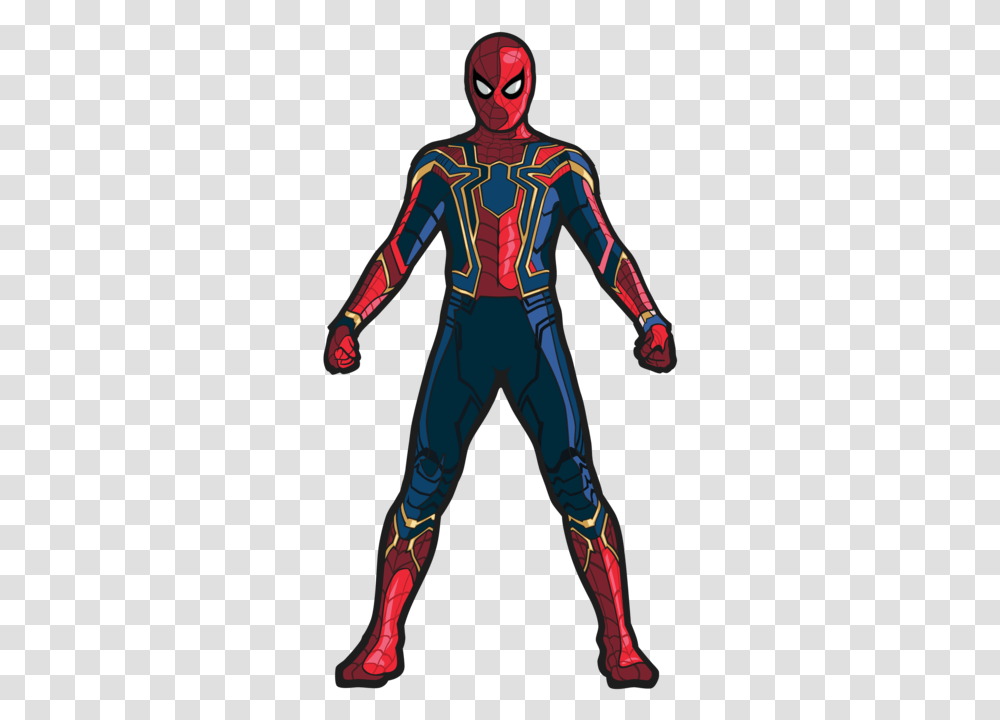 Iron Spider Figpin, Person, Performer, Meal, Food Transparent Png