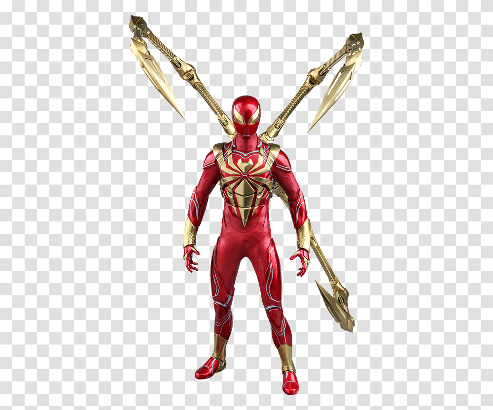Iron Spider Man, Costume, Person, Human, Hip Transparent Png
