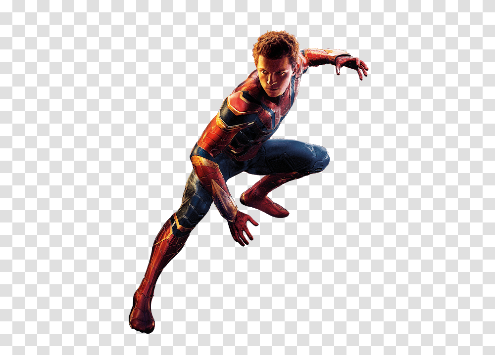 Iron Spider Peter Parker Avengers Infinity War Tom Holland, Person, Human, Acrobatic, Leisure Activities Transparent Png