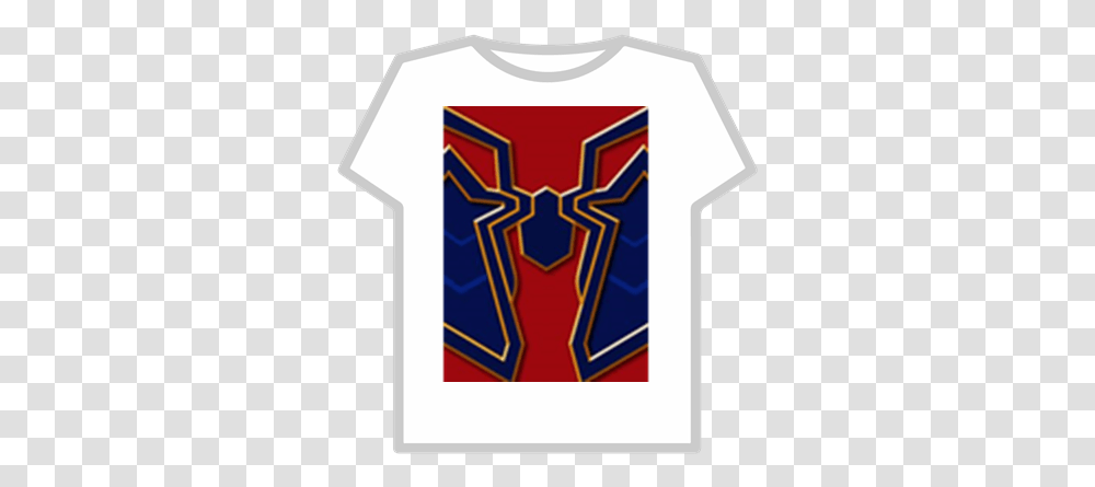Iron Spider T Shirt Galaxy Roblox, Clothing, Apparel, Text, Sleeve Transparent Png