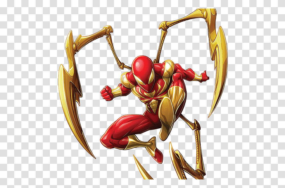 Iron Spiderman Clipart Cartoon Iron Spider Comic, Weapon, Weaponry, Knight, Samurai Transparent Png