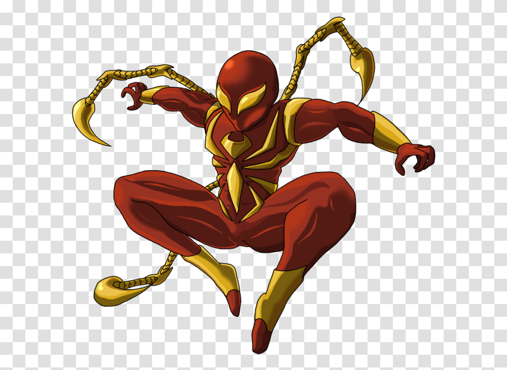 Iron Spiderman Photo Iron Spider Web Of Shadows, Person, Human, Hand, Alien Transparent Png