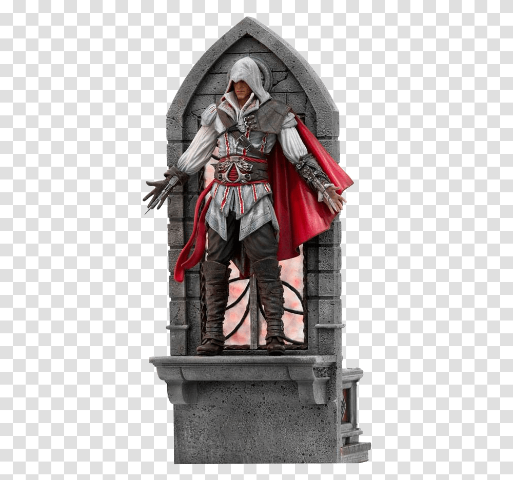 Iron Studios Assassins Creed Ezio Auditore, Costume, Person, Human Transparent Png