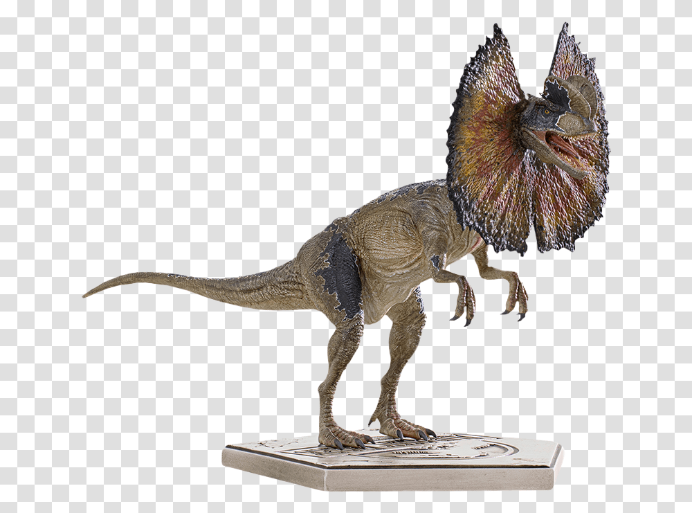 Iron Studios Dilophosaurus, Dinosaur, Reptile, Animal, T-Rex Transparent Png