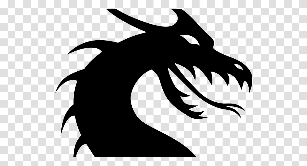 Iron Throne Fire Breathing Dragon Silhouette, Gray, World Of Warcraft Transparent Png