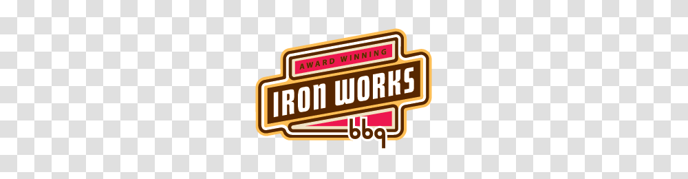 Iron Works Barbecue Real Texas Barbecue, Logo, Label Transparent Png