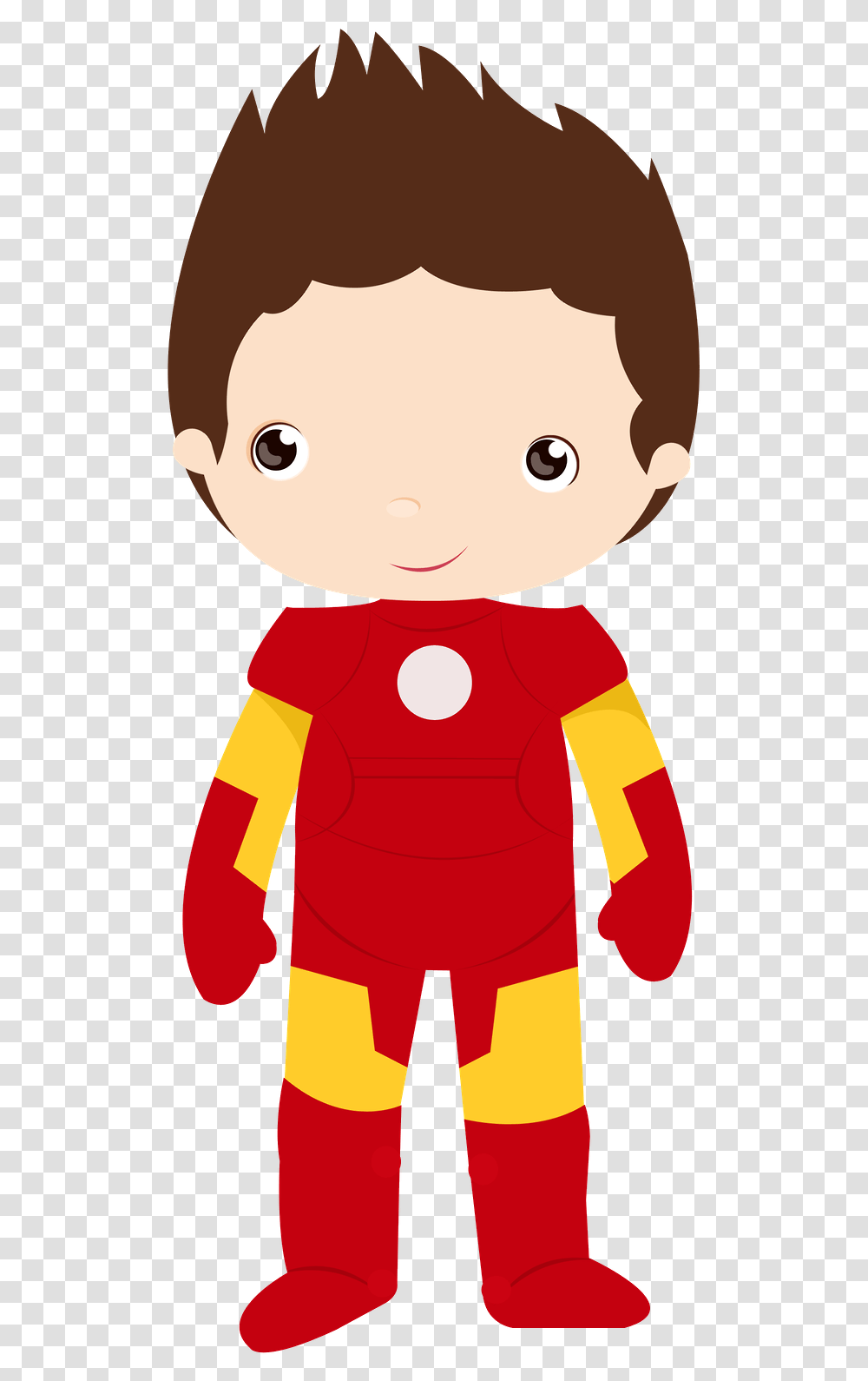 Ironman Clipart Iaon Iron Man Cute Clipart, Doll, Toy, Person, Human Transparent Png