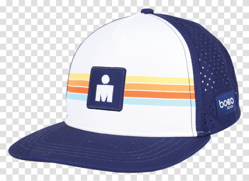 Ironman Sunset Orange Trucker, Clothing, Apparel, Baseball Cap, Hat Transparent Png