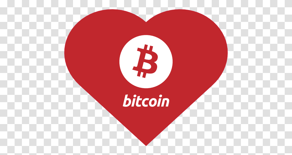 Is Bitcoin Like Love Logo Sticker Love Bitcoin, Heart, Plectrum, Symbol, Trademark Transparent Png