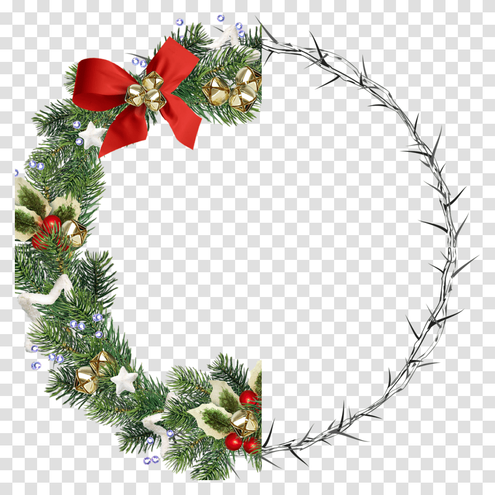 Is Christmas Alive In Your Heart Today Drawn Crown Of Thorns, Wreath Transparent Png