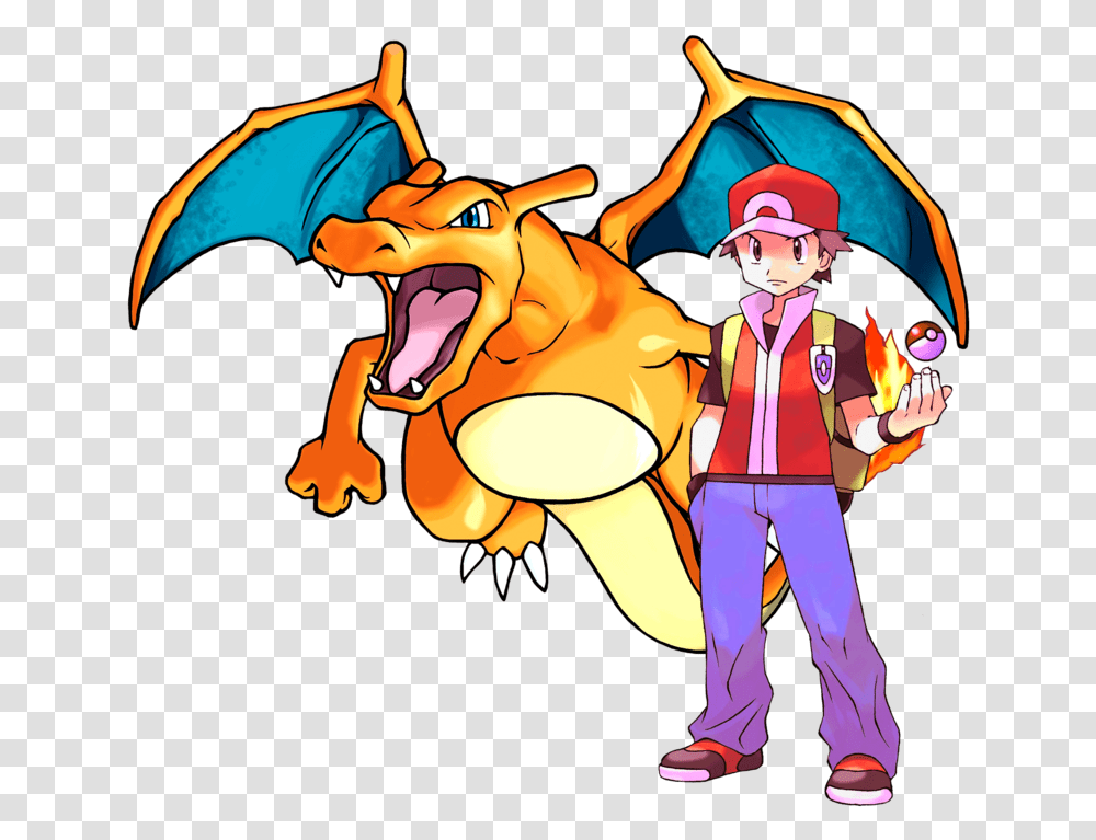 Is Red Becoming Weak In Sun And Moon Or Not Pokemon Trainer Red, Person, Human, Performer, Statue Transparent Png